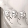 WIESZAK ŁAZIENKOWY NA RĘCZNIKI UBRANIA komplet METALOWY Wytrzymały 3x - miniatura 8