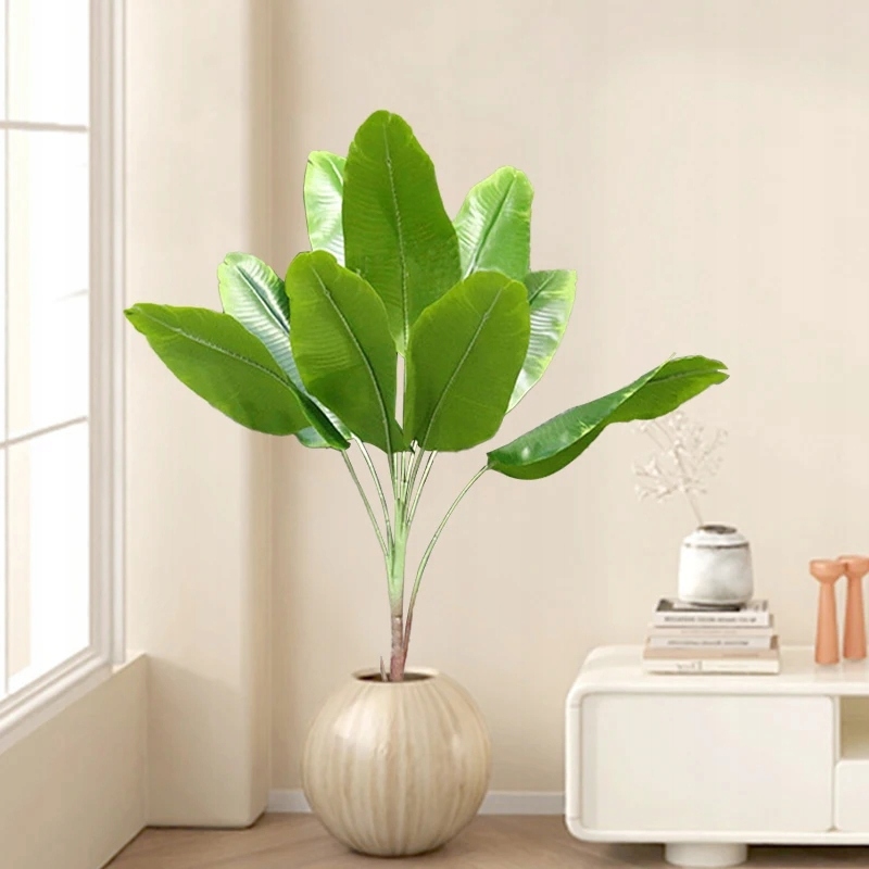 SZTUCZNA Roślina PALMA BANANOWIEC Egzotyczny W DONICZCE REALISTYCZNY 150cm - obrazek 2