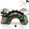 DEKORACJA DO AKWARIUM OZDOBA AKWARIOWA PIĘKNY MOST DO AKWARIUM XXL 28cm - miniatura 5