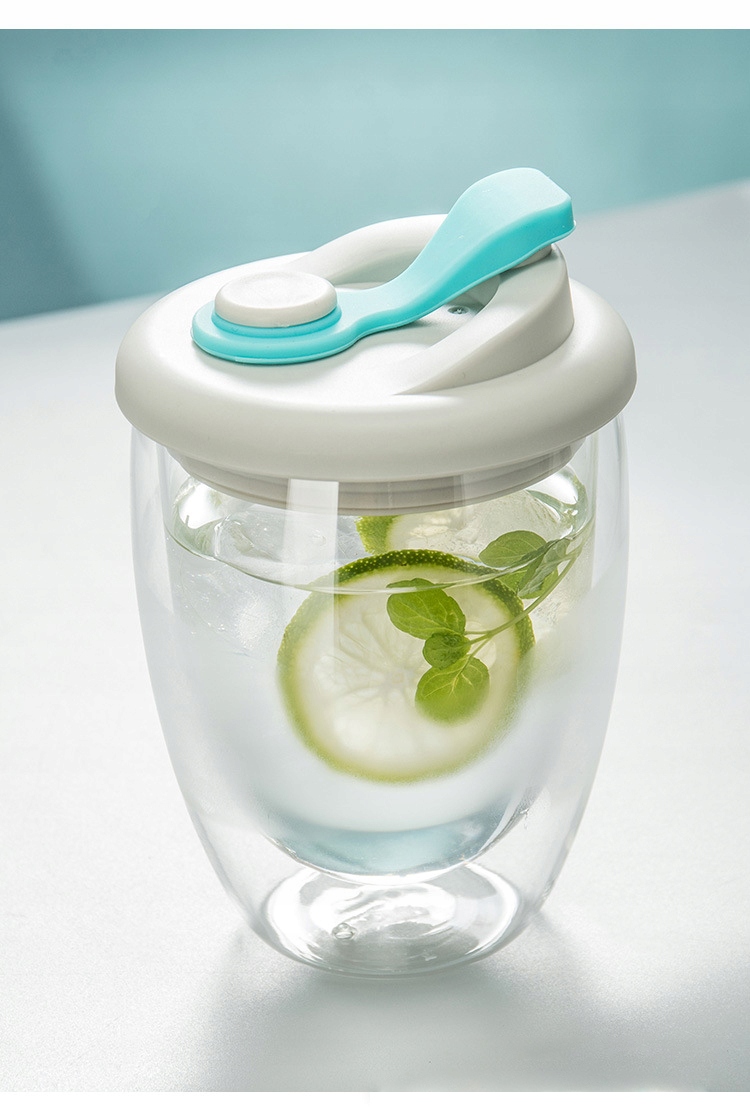 SZKLANKA TERMICZNA Z POKRYWKĄ Z PODWÓJNYM DNEM NA KAWĘ HERBATĘ - obrazek 8