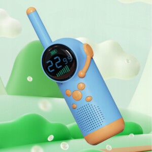 Walkie Talkie KRÓTKOFALÓWKI RADIO DZIECI Wyświetlacz 22 KANAŁY LED VOX 3km - miniatura 5