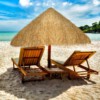 Strzecha SŁOMA SZTUCZNA na DACH Dekoracyjna 100x50cm TIKI HUTS Hawajska BAR - miniatura 12
