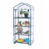 MINI SZKLARNIA OGRODOWA METAL BALKONOWA PIONOWA NA BALKON 4 POZIOMY FOLIAK - miniatura 6
