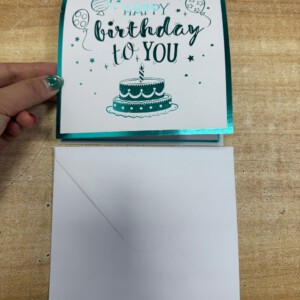 Kartka URODZINOWA GRAJĄCA Melodyjka ŚWIATŁO TORT LED ŚWIECZKA GRA I ŚWIECI - miniatura 6