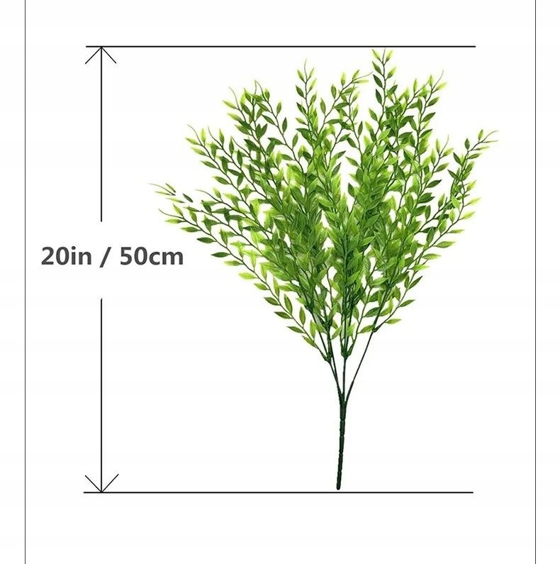 SZTUCZNA ROŚLINA WIERZBA WILKINA ZWISAJĄCA DOMOWA REALISTYCZNA KWIAT 50cm - zdjęcie 8