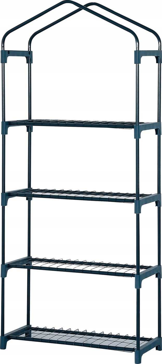 MINI SZKLARNIA OGRODOWA METAL BALKONOWA PIONOWA NA BALKON 4 POZIOMY FOLIAK - zdjęcie 7