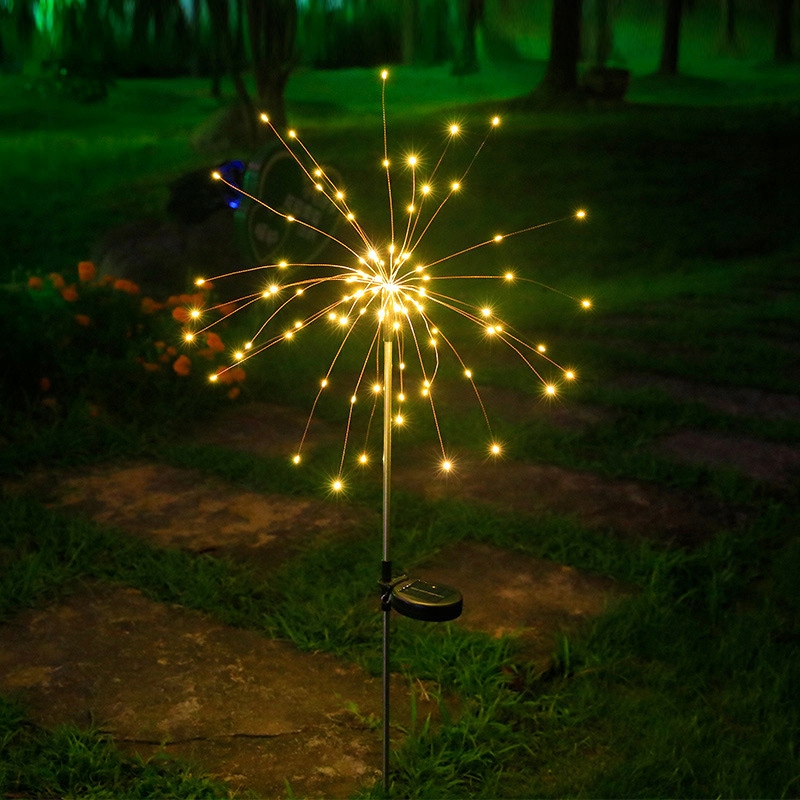 Lampka SOLARNA Ogrodowa KOLOROWA Fajerwerki 200 LED ŚWIĄTECZNA DEKORACYJNA - zdjęcie 9