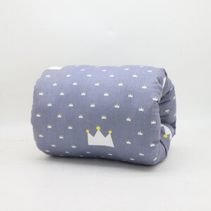 PODUSZKA DO KARMIENIA POD RAMIĘ GŁOWĘ NIEMOWLAKA DZIECKA MIĘKKA NIEBIESKA - miniatura 3