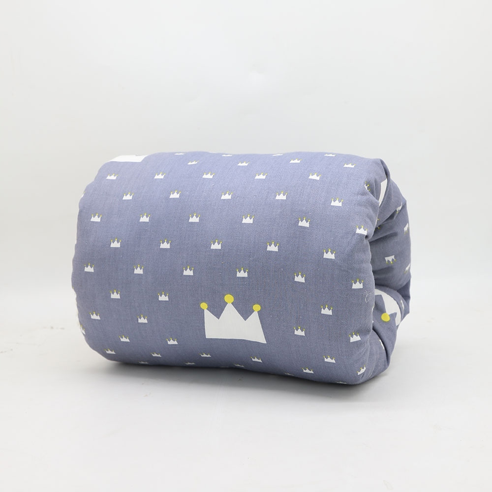 PODUSZKA DO KARMIENIA POD RAMIĘ GŁOWĘ NIEMOWLAKA DZIECKA MIĘKKA NIEBIESKA - obrazek 3