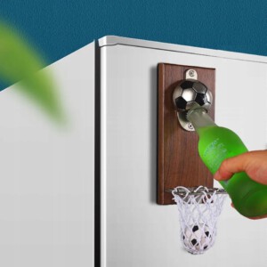 OTWIERACZ DO PIWA na LODÓWKĘ DREWNIANY Piłka Nożna - miniatura 14