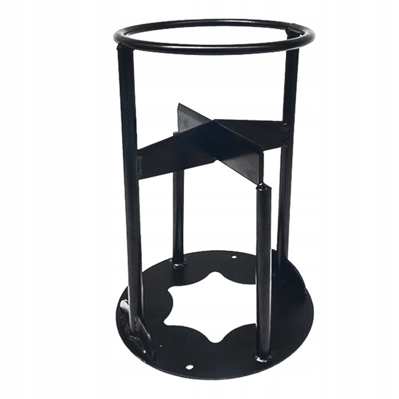 STOJAK DO CIĘCIA DREWNA RĘCZNA ŁUPARKA ŻELIWNA OPAŁ KOMINKA OGNISKO 27x14cm - obrazek 2