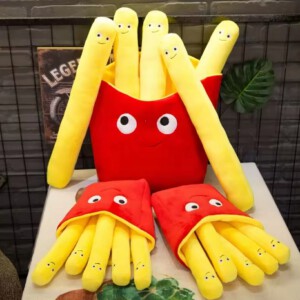 DUŻE PLUSZOWE FRYTKI MASKOTKA PLUSZAK ZABAWKA DLA DZIECI LUB ZWIERZĄT 30cm - miniatura 6