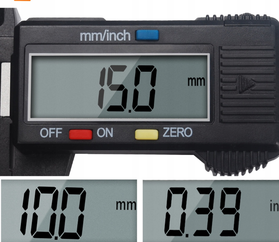 SUWMIARKA Elektroniczna 150mm LCD CYFROWA Dokładna - zdjęcie 3