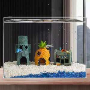 OZDOBA AKWARIOWA Ananas 12cm L do akwarium - miniatura 7