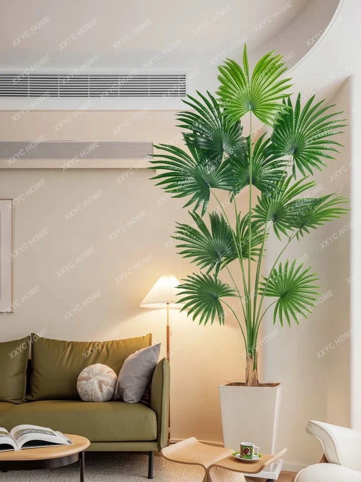 SZTUCZNA Roślina PALMA Wachlarzowa XXL W DONICZCE REALISTYCZNA 160cm - obrazek 5