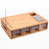 DESKA DO KROJENIA DREWNIANA WIELOFUNKCYJNA Z 3 SZUFLADAMI Z TARKAMI PREZENT - miniatura 16