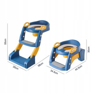NOCNIK Z DRABINKĄ NAKŁADKA NA TOALETĘ SCHODKI WC 3w1 DLA DZIECI PREZENT - miniatura 6