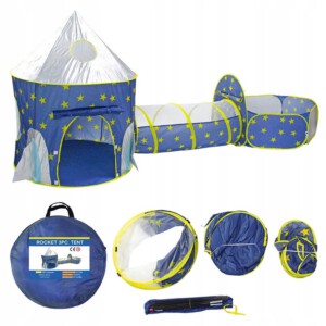 Namiot dla DZIECI Duży z KOJCEM TUNEL Suchy Basen do DOMU OGRODU PAŁAC XXL