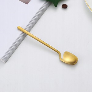 ZESTAW KOMPLET SZTUĆCÓW STAL NIERDZEWNA NÓŻE WIDELCE ŁYŻKI 32szt ZŁOTE - miniatura 8