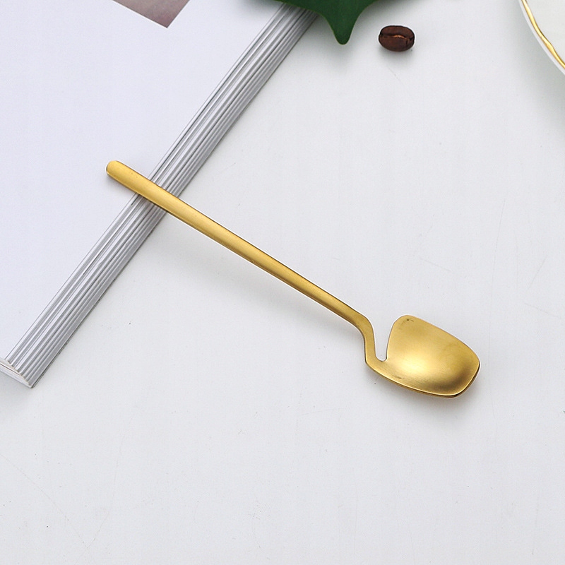 ZESTAW KOMPLET SZTUĆCÓW STAL NIERDZEWNA NÓŻE WIDELCE ŁYŻKI 32szt ZŁOTE - obrazek 8