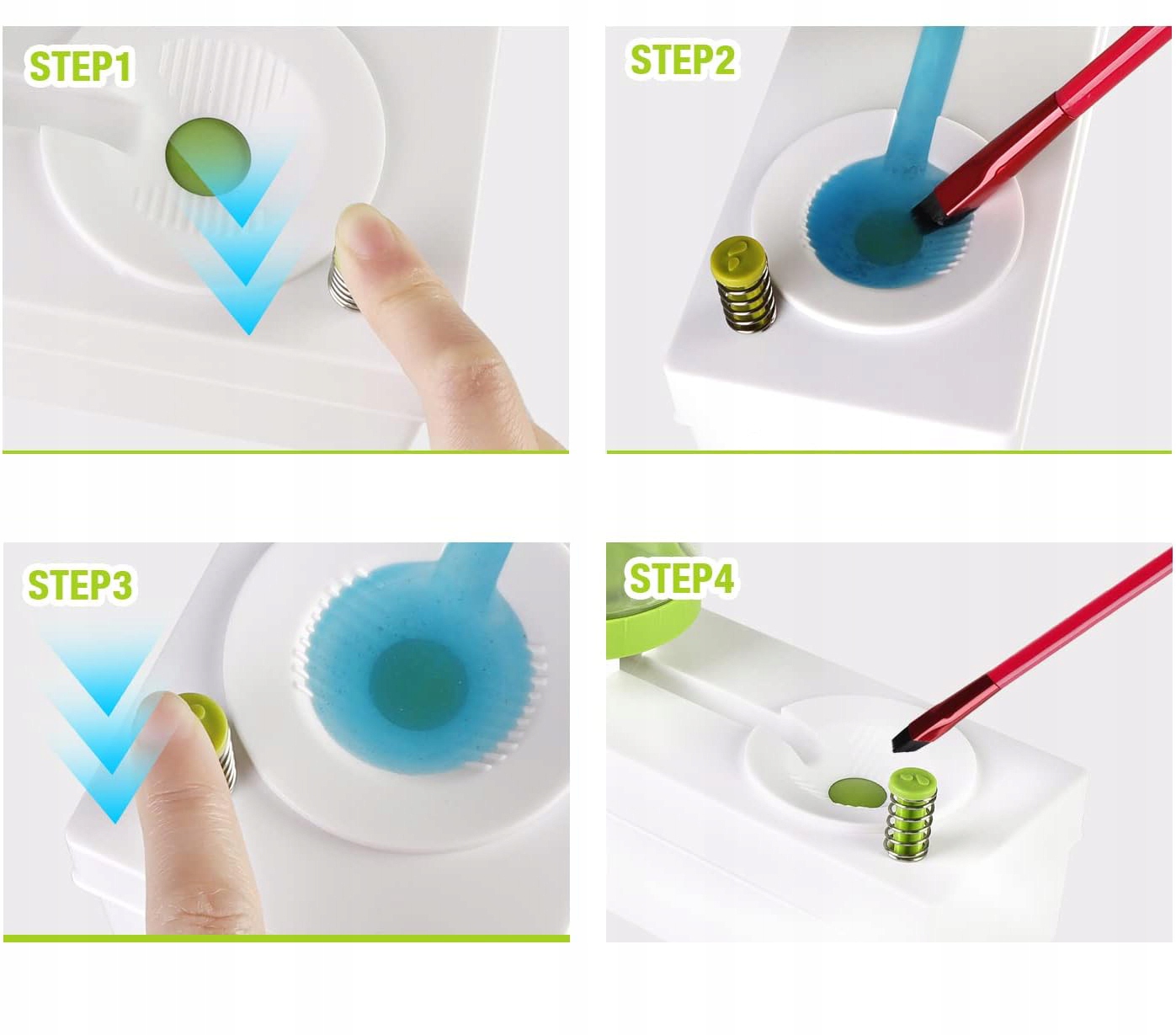 BRUSH Płuczka SPŁUCZKA STACJA do CZYSZCZENIA PĘDZLI MALOWANIA XXL - obrazek 13