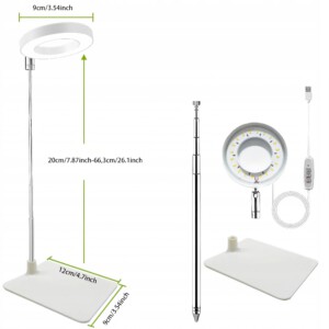 LAMPA LED DO DOŚWIETLANIA ROŚLIN OZDOBNYCH TELESKOPOWA Z TIMEREM USB 5V - miniatura 3