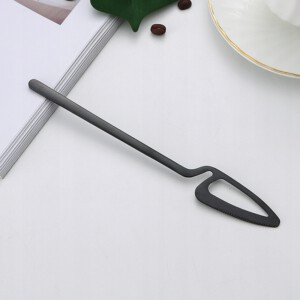 ZESTAW KOMPLET SZTUĆCÓW STAL NIERDZEWNA NÓŻE WIDELCE ŁYŻKI 32szt CZARNE MAT - miniatura 3