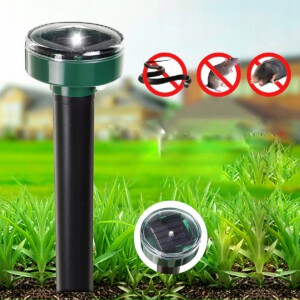 ULTRADŹWIĘKOWY ODSTRASZACZ SOLARNY NA KRETY NORNICE SZCZURY WĘŻE SZKODNIKI - miniatura 9