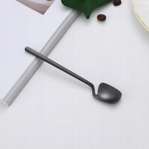 ZESTAW KOMPLET SZTUĆCÓW STAL NIERDZEWNA NÓŻE WIDELCE ŁYŻKI 32szt CZARNE MAT - miniatura 7