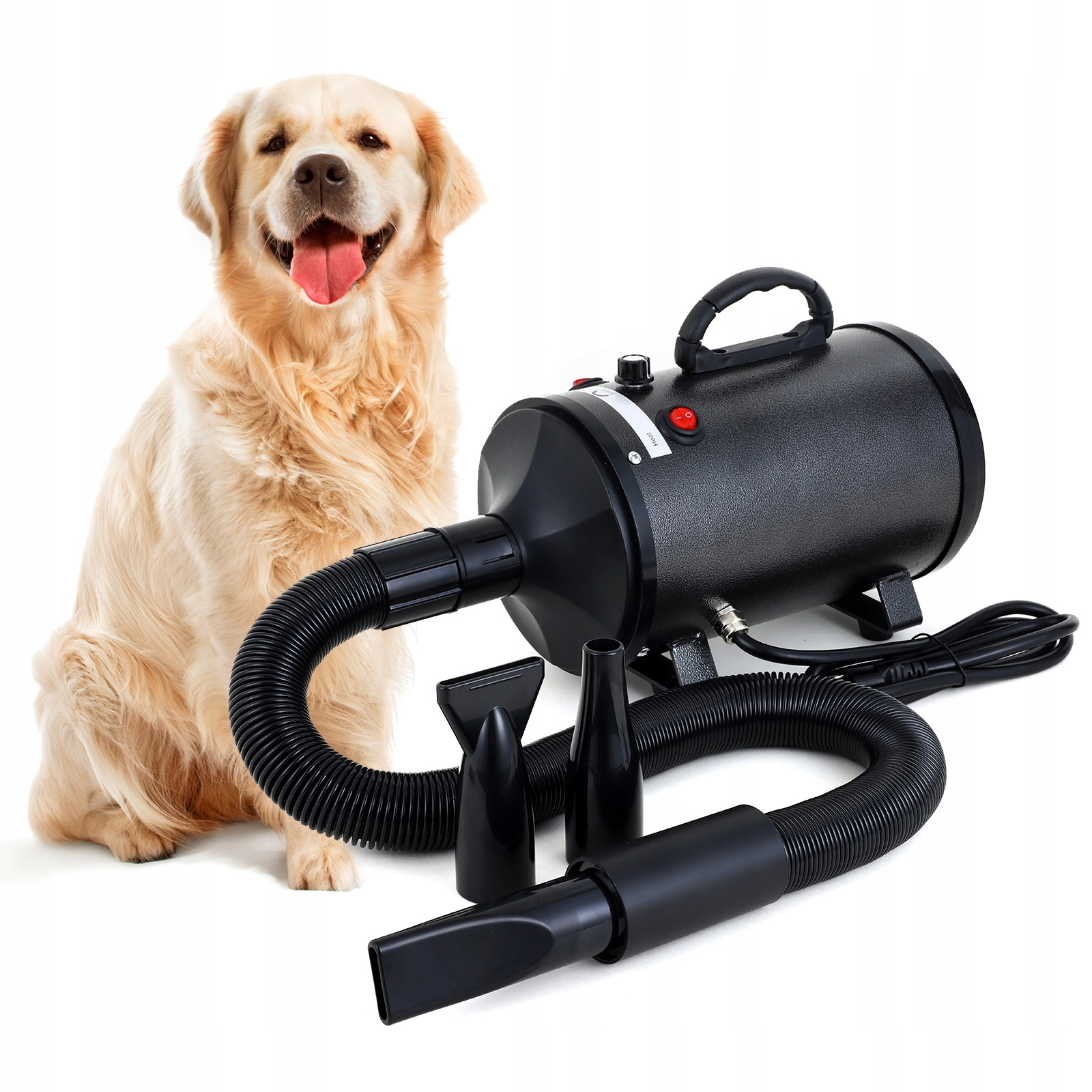 SUSZARKA DLA ZWIERZĄT Psów Kotów GROOMERSKA do SIERŚCI WŁOSÓW 2800W Mocna - obrazek 3