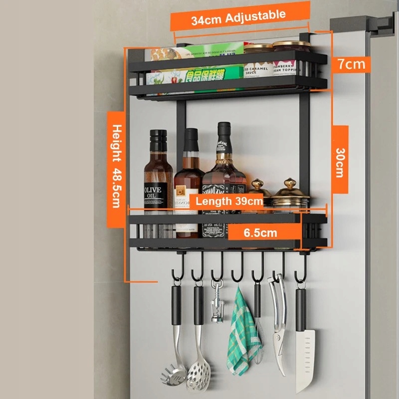 KUCHENNY UCHWYT Organizer na SZAFKĘ PÓŁKA 2poziomy - obrazek 6