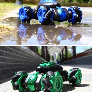 SAMOCHÓD ZDALNIE STEROWANY Ręką lub PILOTEM Terenowy RC 360 stopni AUTO 4x4 - miniatura 9