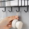 PÓŁKA Łazienkowa PRYSZNICOWA WISZĄCA Czarna METAL - miniatura 4