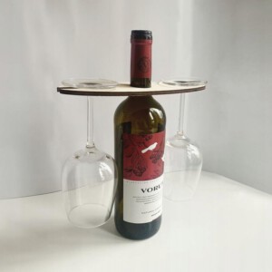Stojak na WINO KIELISZKI Hotel Pensjonat DREWNIANY - miniatura 5