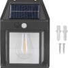 SOLARNA LAMPA OGRODOWA ŚCIENNA LAPKA NA TARAS ELEWACYJNA 1200mAh IP65 21cm - miniatura 4