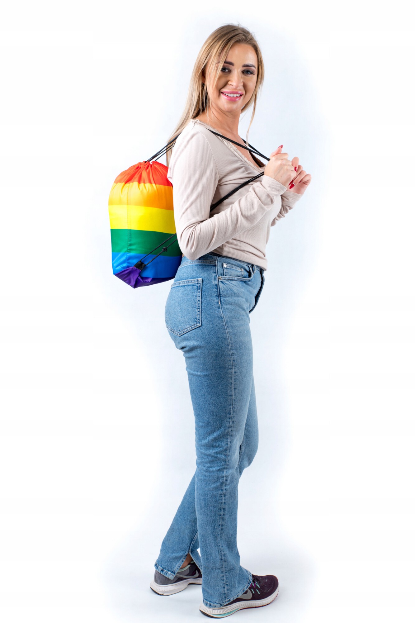 TORBA PLECAK LGBT TĘCZOWY PRIDE TĘCZA WOREK - zdjęcie 4