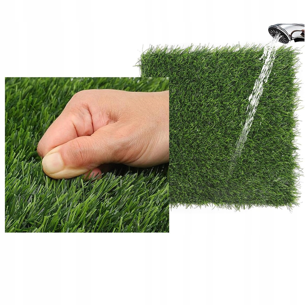 SZTUCZNA TRAWA TRAWNIK NA BALKON TARAS OGRÓD OZDOBNA PIĘKNA 30x30cm - obrazek 7