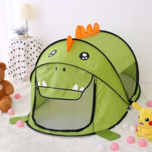 Namiot dla DZIECI Dinozaur do DOMU OGRODU na PLAŻĘ DWÓR 182x100x80cm POP-UP - miniatura 7