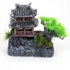 OZDOBA Dekoracja AKWARIOWA PIĘKNY Japoński dom XL 15cm - miniatura 3