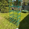 MINI SZKLARNIA OGRODOWA BALKONOWA PIONOWA NA BALKON 5 POZIOMÓW metalowa XXL - miniatura 8