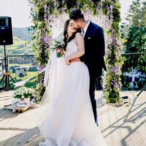 SZTUCZNA Roślina PNĄCZE 200 cm ŚLUB WESELE Dekoracja PIĘKNA KWIATY BRAMKA - miniatura 7