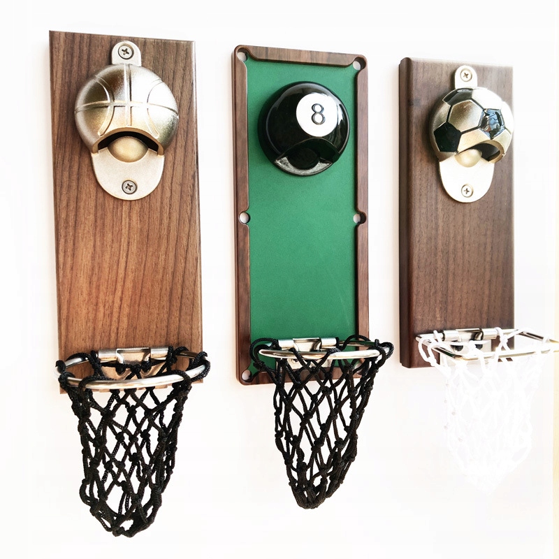 OTWIERACZ DO PIWA LODÓWKĘ DREWNIANY Bilard Snooker - zdjęcie 9