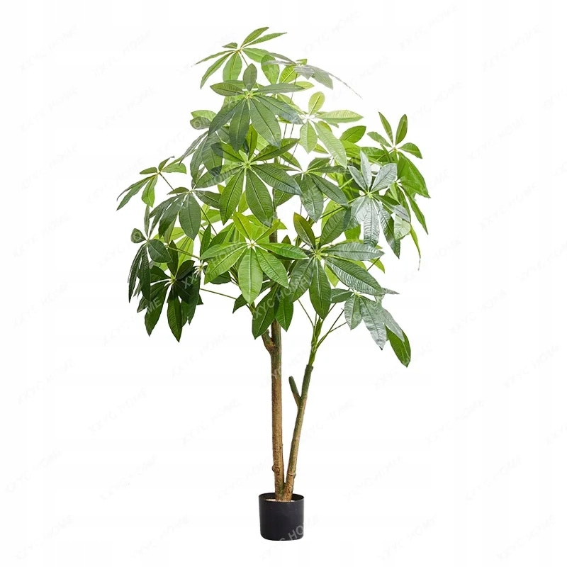 SZTUCZNA Roślina PACHIRA DRZEWKO SZCZĘŚCIA W DONICZCE REALISTYCZNA 120cm XL - obrazek 5
