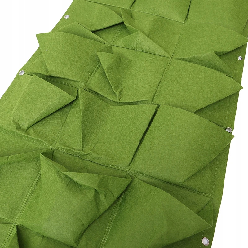 Doniczka WISZĄCA FILC Kaskada WARZYW ZIÓŁ TRUSKAWEK Ogród ZIELNIK 18 miejsc - obrazek 10