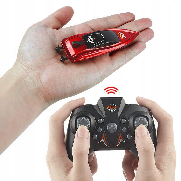 MOTORÓWKA ŁODKA ZDALNIE STEROWANA MAŁA SZYBKA USB 2.4G PILOT PREZENT - obrazek 7