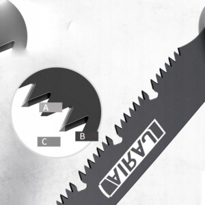 Piła RĘCZNA OGRODOWA do GAŁĘZI SKŁADANA Blokada OSTRA nożyce OGRODU 21cm - miniatura 10