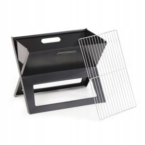 Grill OGRODOWY PALENISKO Kemping TURYSTYCZNY 45cm PRZENOŚNY STAL Składany - miniatura 3