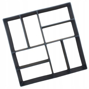 Wielorazowa Forma do KOSTKI BRUKOWEJ ZALEWANA BETONEM 40cm ŚCIEŻKA CHODNIK - miniatura 2