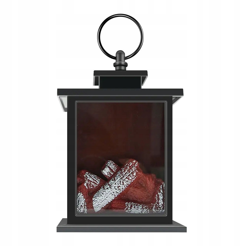 OZDOBNY DEKORACYJNY KOMINEK LED na BATERIE PALENISKO Lampion OGRODOWY LAMPA - obrazek 9