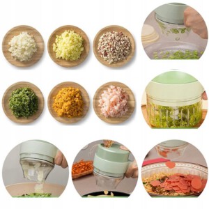 Elektryczna SZATKOWNICA KRAJALNICA Elektryczna DO WARZYW MIĘSA CEBULI - miniatura 8